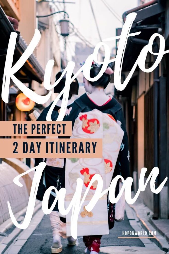 Planning a visit to Kyoto soon? Follow my detailed Kyoto 2 day itinerary to discover all of Kyoto's best gems. You'll also get tons of tips and tricks on when to visit Kyoto, where to stay and how to extend your stay should you have 2 days or more in Kyoto. #kyoto #travel #Japan #kyotoitinerary #thingstodokyoto