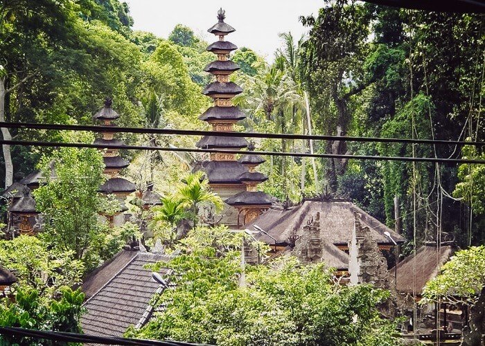 traditional temples in Ubud. 