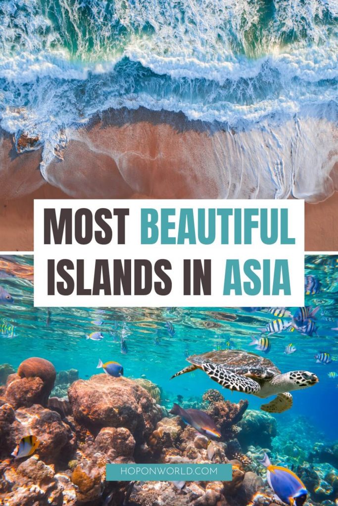 Looking to island hop your way through Asia? We’ve got you covered. Check out this amazing list of the best islands to visit in Asia! From the pristine beaches of Thailand, Indonesia and Sri Lanka to the hidden gems in Vietnam, Taiwan and Hong Kong. asia islands | beautiful islands asia | islands to visit in asia | best islands in asia