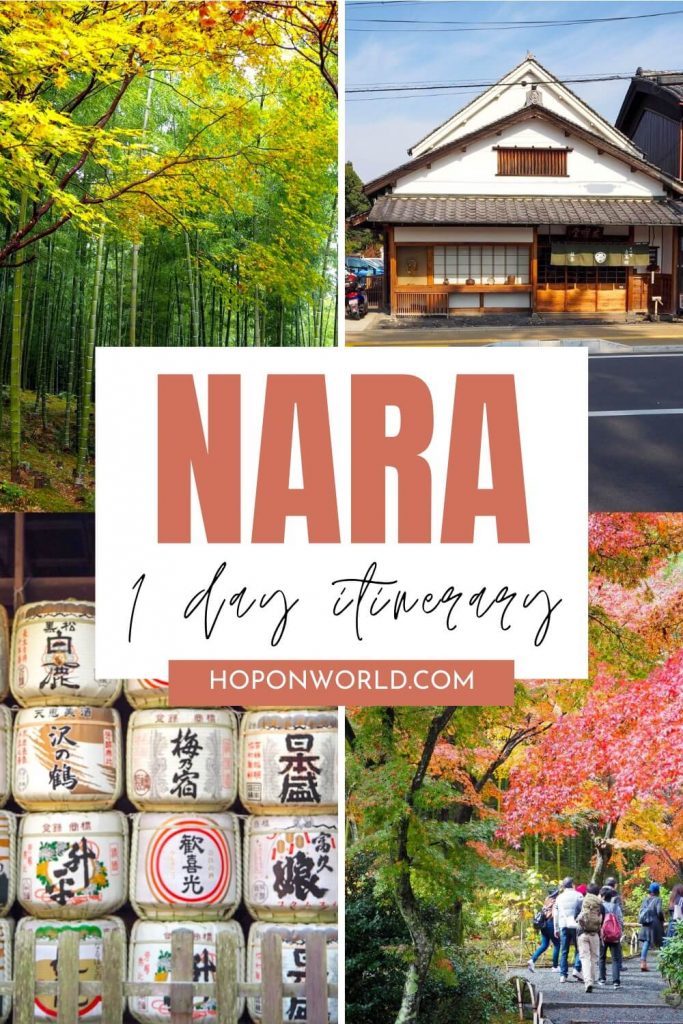 Planning a day trip to the beautiful little city of Nara, Japan? Find the best things to do in Nara in this fully flexible 1 day Nara itinerary, including best temples to visit, where to feed the deer and more! nara japan | nara japan photography | nara japan aesthetic | things to do in nara japan | nara japan autumn | nara japan travel | day trip to nara japan | nara itinerary | one day in nara
