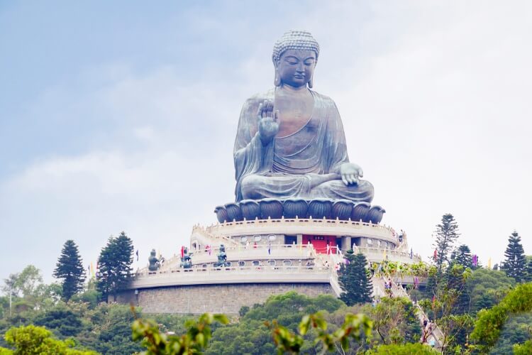 Tian Tan Buddha is an important religious site in Hong Kong. 