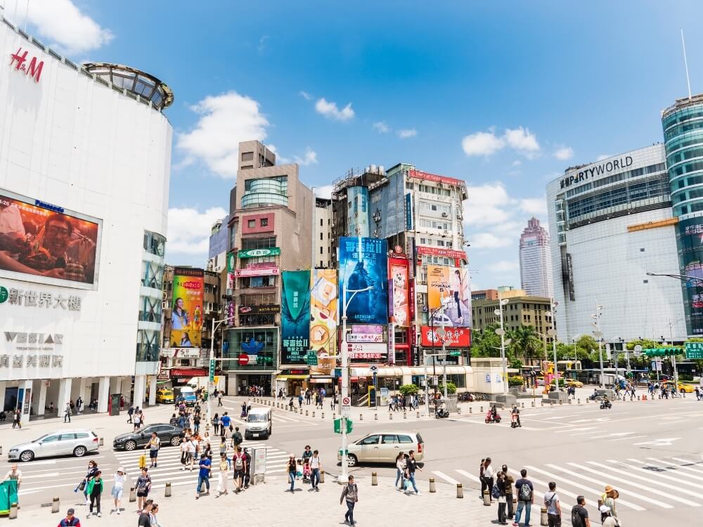 if you love shopping Ximending is where to stay in taipei