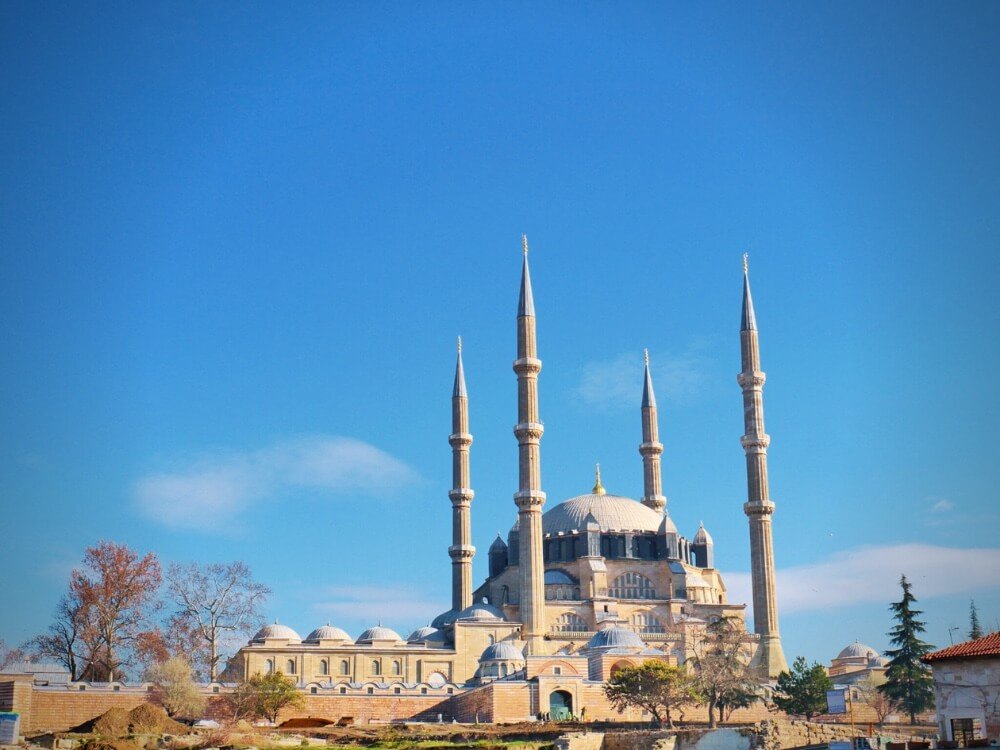 selimiye mosque is an iconic Turkish landmark